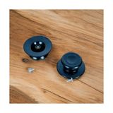 Mey İthalat 2 Adet Cam Tencere Kapağı Tepesi, Kapak Kulbu ve Tencere Kapağı Tutacağı - Çok Renkli - 10 x 10 cm