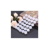 Mey İthalat 20 Bölmeli, 4 ml Kapaklı Plastik Mini Organizer; Boya, Boncuk ve Lens Saklama Kutusu - Çok Renkli