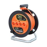 Mey İthalat 20 Metre Makaralı Seyyar Uzatma Kablosu, 3x2.5 Mm² Kalın Ttr Kablo, 4 Priz Çıkışlı, Güç Gösterge Işıklı, Darbeye Dayanıklı Gövde - Çok Renkli