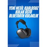 Mey İthalat® 2025 Model Kulak Üstü Kablosuz Bluetooth Kulaklık Gürültü Azalta Uzun Pil