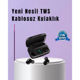 Mey İthalat® 22 Kez Şarj İmkanı Sunan A10s Tws Bluetooth Stereo Kulaklık