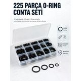 Mey İthalat® 225 Pcs O-Ring Conta Seti Profesyonel Tamir, Bakım Ve Sızdırmazlık Çözümü