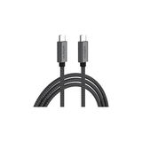 Mey İthalat 240W, 20 Gbps, 4K 60Hz, USB C'den USB C'ye, Örgülü Hızlı Şarj, Görüntü ve Veri Aktarım Kablosu Pd 3.2, 5A, iPhone 15, 16, 17, M2 MacBook Pro, Air, iPad Pro ve Galaxy S25, S24, S23 ile Uyumlu