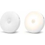 Mey İthalat 2’li Set Sensörlü LED Kabin Işığı Gece Lambası | 1,5W | 4000K Doğal Beyaz | 150 Lümen | USB Şarjlı | Manyetik & Bantlı | Mutfak Dolabı, Merdiven, Gardırop Aydınlatma Karanlıkta Harekete Duyarlı