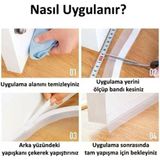 Mey İthalat® 3 Metre Kapı Pencere Rüzgar İzolasyon Bandı Vitrin