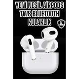 Mey İthalat® 3.Nesil Tws Bluetooth Kulaklık Mikrofonlu Anc Özelliği Dokunmatik Kontrol