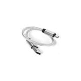 Mey İthalat 30 cm Halat Micro USB Kablo Gri