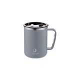 Mey İthalat 304 L Çelik Gri 500 ml Kahve El Termos Kupa Mug CIN557GR - Çok Renkli