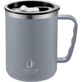 Mey İthalat 304 L Çelik Gri 500 ml Kahve El Termos Kupa Mug CIN557GR