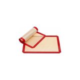Mey İthalat 30X40 cm Silikon Pişirme ve Hamur Açma Matı – Fırınlanabilir, Yıkanabilir, Tekrar Kullanılabilir, Yapışmaz
