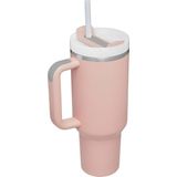 Mey İthalat 316 L Çelik 1,2 L Pembe Pipetli El Termos Mug (Sızdırmazlık Yok) CIN856PM