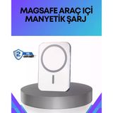 Mey İthalat® 360° Döner Başlıklı Magsafe Araç Telefon Tutucu Hızlı Şarjlı