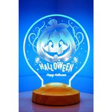 Mey İthalat 3D Halloween Hediyesi LED Lamba