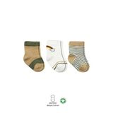 Mey Ithalat® 3'lü Penye Rainbow Soket Çorap BS10113 Nil