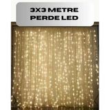 Mey İthalat® 3X3 Perde Led Işık Şelale Model Özel Gün Dekoratif Aydınlatma Vitrin