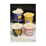 Mey İthalat 4 Adet Patlamış Mısır Kovası Popcorn Kutusu Seti, 7480000717427 - Çok Renkli