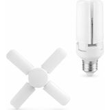 Mey İthalat 4 Kollu Katlanabilir LED Tavan Ampulü E27 Duy Uyumlu Yüksek Parlaklık Enerji Tasarruflu Modern Tavan Aydınlatma Armatürü Ev Ofis Yatak Odası Salon Için4 Kollu Katlanabilir LED Tavan Ampulü E27 Duy Uyu