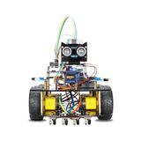 Mey İthalat 4 Tekerlekli 4WD-BLE Robot Araba Kodlama Seti; Arduino Temelli, Kutulu ve E-Kitaplı - Çok Renkli