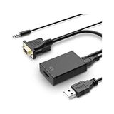 Mey İthalat 4310 VGA To HDMI Laptop Pc Çevirici Dönüştürücü Adaptör Kablosu - Çok Renkli