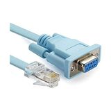 Mey İthalat 4335 RJ45 - RS232 9 Pin CAT5E 6 Çevirici Dönüştürücü Ethernet Kablosu - Çok Renkli