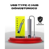Mey İthalat® 4K Hdmi Çıkışlı, Gigabit Ethernet'li Usb‑C Çoklu Port Hub