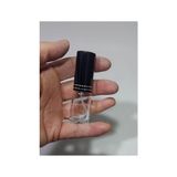 Mey İthalat 5 Adet 10 ml Çok Amaçlı Cam Şişe, Metal Siyah Renk, Spreyli Parfüm Oda Kokusu Kolonya Şişesi, TYCHF6N078AS54 - Renkli