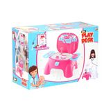 Mey İthalat® 573 Nurse Oyun Taburesi Doktor Set Kız(Ürün Oyuncaktır)