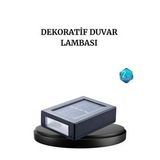 Mey İthalat® 6 LED Güneş Enerjili Sensörlü Lamba – Akıllı Işık Sensörlü, Enerji Tasarruflu Bahçe Ayd