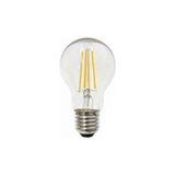 Mey İthalat 6,5W (60W) A60 Dim Rustik LED Ampul E27 Sarı Işık, Işığı Kısılabilir Filamentli Lamba - Çok Renkli