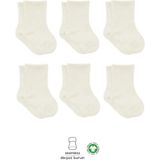 Mey Ithalat® 6'lı Basic Penye Soket Çorap 10101 Ekru