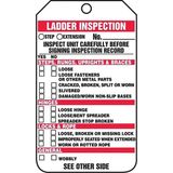 Mey İthalat Accuform TRS340PTP Merdiven Durum Etiketi, Merdiven Denetimi - “ınspect Unit Carefully Before Signing Inspection Record”, 14,61 x 8,26 x 0,04 cm Kalınlık, Rp Plastik, Beyaz Üzerine Kırmızı/siyah (25