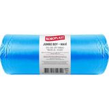 Mey İthalat Ağır Sanayi Çöp Torbası Jumbo Boy Mavi 10'lu 80X110 Cm, Dayanıklı & Sızdırmaz, Çift Katlı, Geri Dönüştürülebilir Çöp Poşeti, Fabrika, Şantiye, Sanayi, Bahçe, Restoran, Otel, Hastane, Atölye