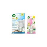 Mey İthalat Air Wick Elektrikli Oda Kokusu Temizliğin Esintisi Kit (Cihaz + Yedek Şişe) + Yasemin Çiçeği Yedek Şişe