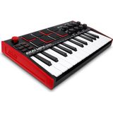 Mey İthalat Akai Professional Mpk Mini Mk3 - USB Mıdı Klavye Controller, 25 Mini Tuş, Arkadan Aydınlatmalı 8 Bateri Pedi, 8 Düğme ve Müzik Prodüksiyon Yazılımı Dahil - Kırmızı