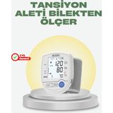 Mey İthalat® Akıllı Bilek Tansiyon Aleti Hem Şarjlı Hem Pilli Kolay Ölçüm