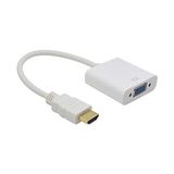 Mey İthalat AL4547 HDMI To VGA Monitör Çevirici Dönüştürücü Adaptör - Çok Renkli