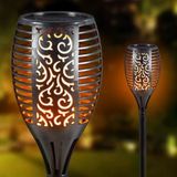 Mey İthalat Alev Efektli Solar Bahçe Lambası (51 Cm)