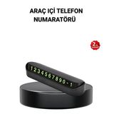Mey İthalat® Alüminyum Kasa Gri Çevirmeli Araç İçi Telefon Numaratörü