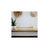 Mey İthalat Anav Porselen Gold Altın Kulp 160 mm Mobilya Çekmece Mutfak Dolabı Dolap Kapak Kulplar Kulb Kulpu