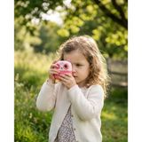 Mey İthalat® Anında Fotoğraf Baskılı Çocuk Kamerası 5 Rulo Kağıt 6 Renk Kalem Hediyeli Eğitici Oyuncak Kamera