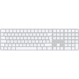Mey İthalat Apple Touch Id Özellikli ve Sayısal Tuş Takımlı Magic Keyboard: Bluetooth, Şarj Edilebilir. Apple Çipe Sahip Mac Bilgisayarlarla Çalışır; Türkçe Q Klavye, Beyaz Tuşlar (Usb-C)