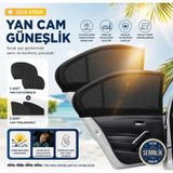 Mey İthalat Araç Güneşlik Araba Perdesi Yan Cam Perde Güneş Önleyici Oto Içi Güneşliği Için Sinekliği (2)