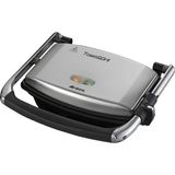 Mey İthalat Ariete Izgara ve Tost Makinesi 1911/10 - Grill Toast Machine, 1000 Watt, Yapışmaz Çizgili Plaka