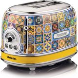 Mey İthalat Ariete Positano Ekmek Kızartma Makinesi 2 Dilim 0155/1P - 810 Watt, Metal Gövde, 2 Dilim Kapasite, Buz Çözme, Isıtma, 6 Kızartma Ayarı, Kolay Temizlik, Çıkarılabilir Kırıntı Tepsisi