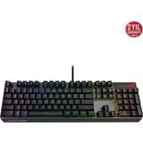 Mey İthalat Asus Rog Strix Scope Rx Rog Rx Red Optik Mekanik Switch Rgb Kablolu Gaming (Oyuncu) Klavye