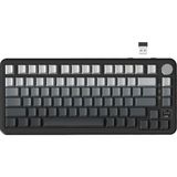 Mey İthalat Attack Shark X85PRO 75% Kablosuz Mekanik Klavye – Tft Ekran, Gasket Yapı, Rgb Işıklandırma, Hot-Swap, 4000MAH Pil, Bt/2.4g/usb-C Üçlü Bağlantı, Qmk Desteği – Moonlit