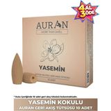 Mey İthalat Auran Yasemin Kokulu Geri Akış Tütsüsü Konik Tütsü Jasmine Backflow Incense Cones 10 Adet