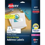 Mey İthalat Avery Lazer Etiketler, Mat, Posta, 3-3/4 x 1-1/4, Paket Başına 300 (6879), Beyaz