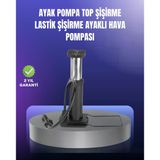 Mey İthalat® Ayak Pompası Otomobil Motosiklet Bisiklet Lastik Şişirme