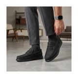 Mey İthalat Ayakkabı; Bağcıksız Fiyonk Bant Model Erkek Loafer MK-100 | Erkek, Loafer Model, Bağcıksız Tasarım, Fiyonk Bant Detay - Standart - Çok Renkli
